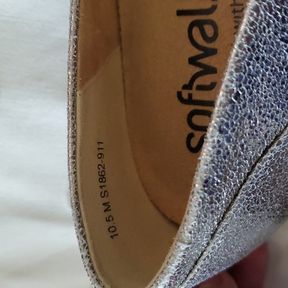 Software silver leather ballet flats size 10.5 - Picture 7 of 7